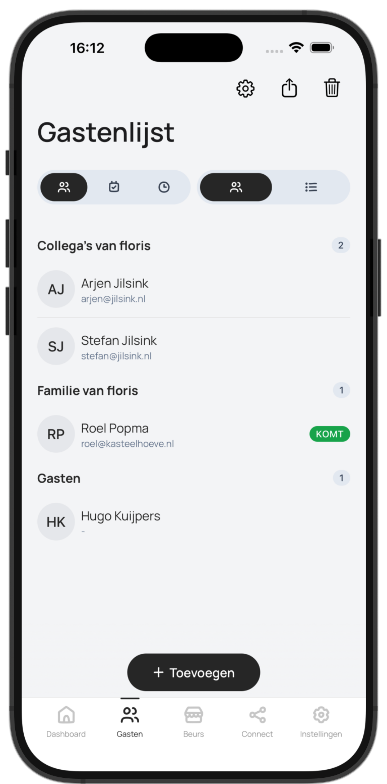 Gastenlijst